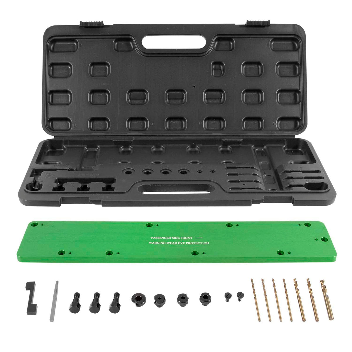 Yoursme blow-molded case interior organized for quick access and secure component storage