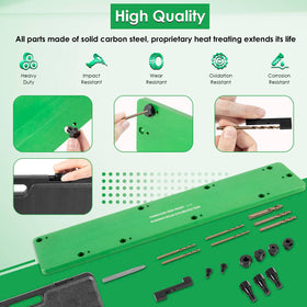 Yoursme cobalt drill bits sized for pilot and extraction holes for clean, precise cuts