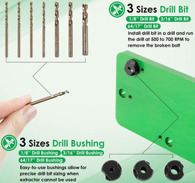 Yoursme slip-fit bushings arranged for centered drilling and consistent hole placement
