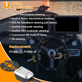 Yoursme bezel control mounted on steering wheel bezel enabling single-handed trim adjustments