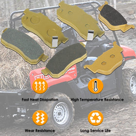 Yoursme three complete sets laid flat ready for front and rear replacement convenience