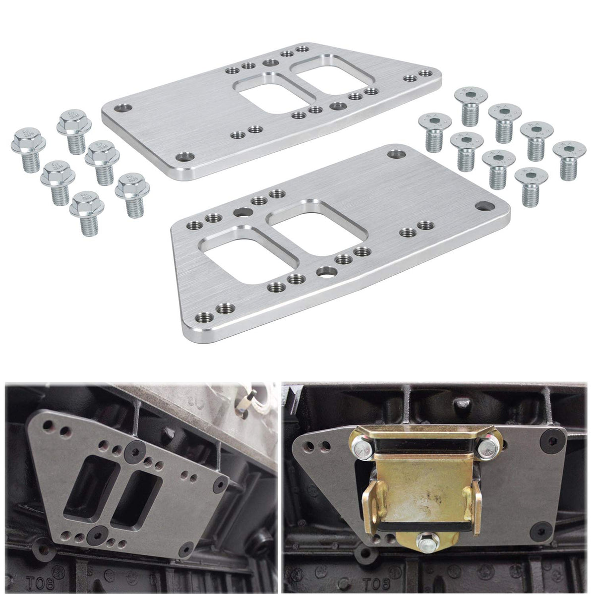 Yoursme adapter plates front view showing fit and bolt pattern benefit precise alignment