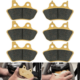 Yoursme front packaging showing brake pads and compatibility benefits
