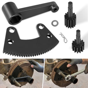Yoursme front view showing torque multiplier and bolt-on plate for secure fitting