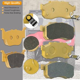 Yoursme pad on rear caliper illustrating compatibility and consistent stopping performance