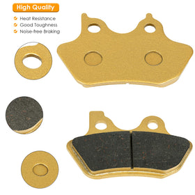 Yoursme rear pad fitted to caliper illustrating complete replacement benefit