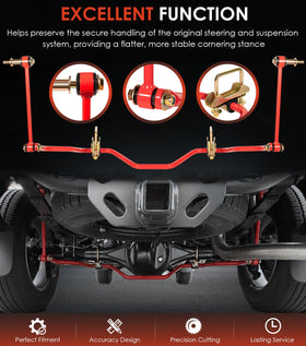 Yoursme rear sway bar bracket close-up highlighting durable mounting points and corrosion resistance