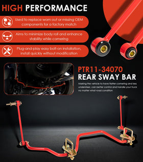 Yoursme assembled rear stabilizer bar displaying complete kit before installation