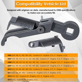 Yoursme rocker arm remover detail at contact point protecting cam lobes during removal