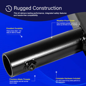 Yoursme detailed view of tightening knob showing easy pole locking advantage