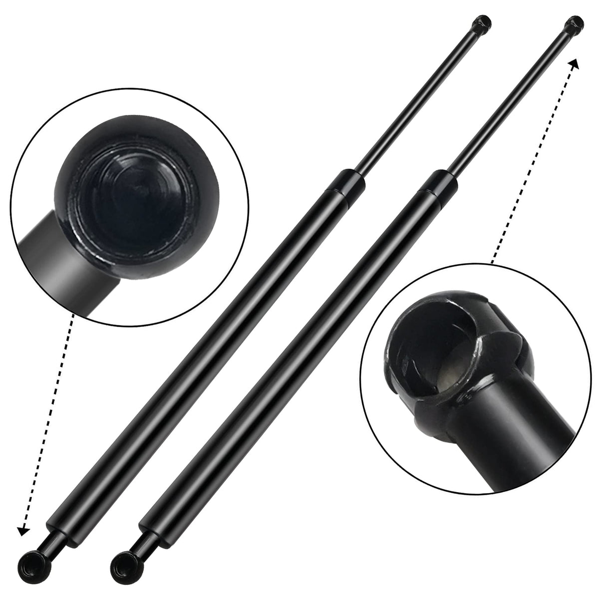 Youxmoto 6156 closed length shown with tape for accurate measurement benefit