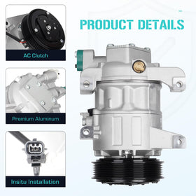 Youxmoto close-up of compressor clutch assembly highlighting durable clutch for reliable engagement