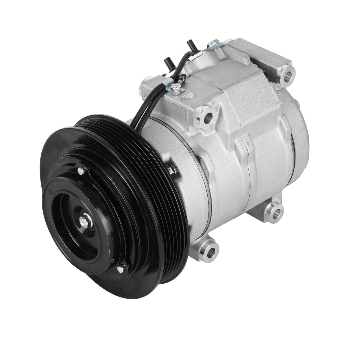 Youxmoto AC compressor front assembly showing mounting points and ready-to-fit benefit