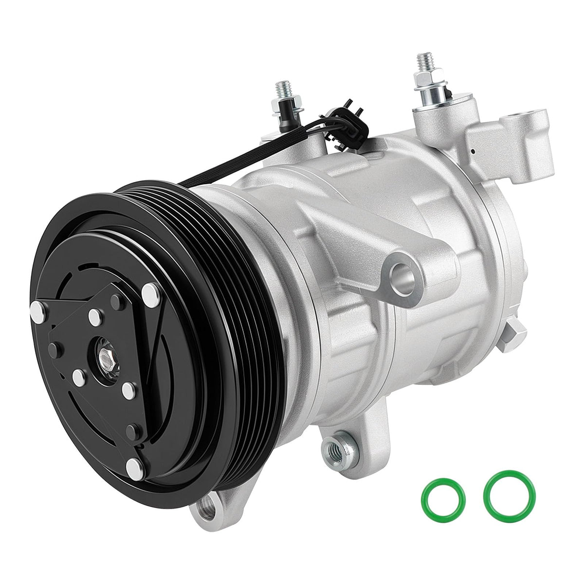 Youxmoto front view of compressor showing mounting points and immediate fit benefit