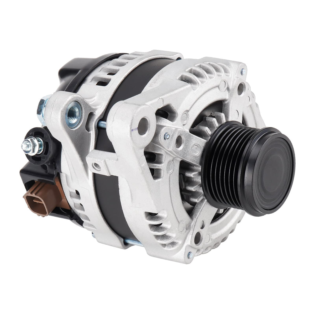 Youxmoto alternator front view showing mounting points and durable housing for easy fitment