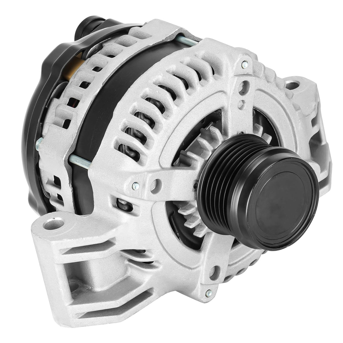 Youxmoto alternator front view showing mounting points and connectors, ensuring direct-fit replacement