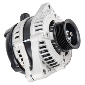 Youxmoto alternator front view showing pulley and mounting points for easy replacement
