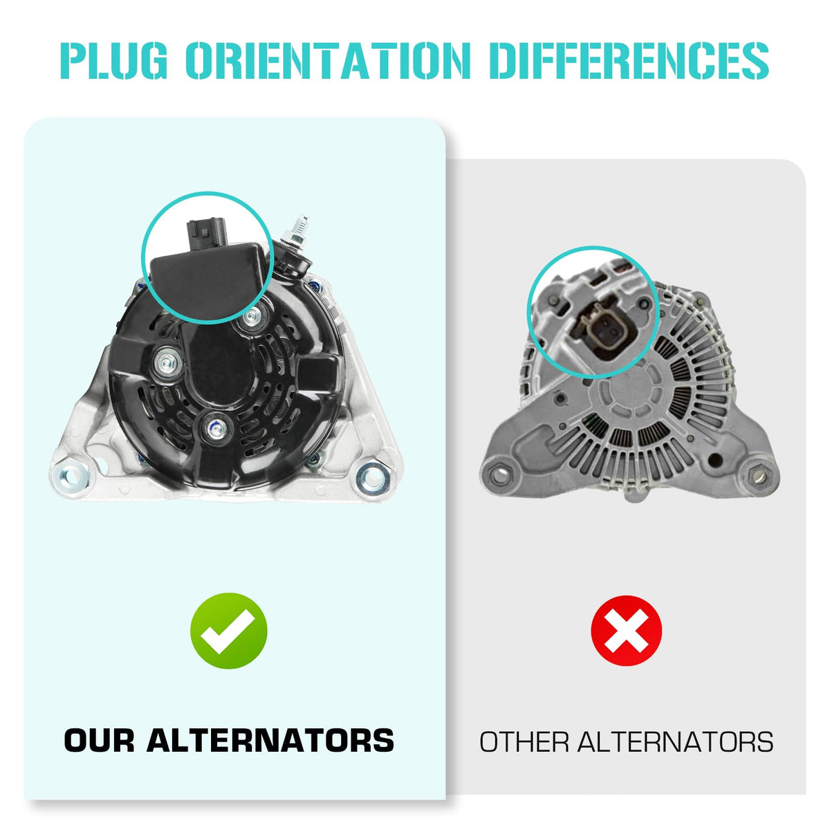Youxmoto alternator pulley closeup showing S6 pulley for belt compatibility and smooth operation