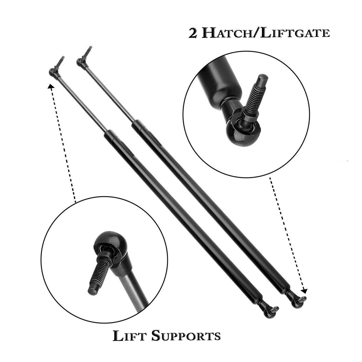 Youxmoto ball-socket end connection detail showing secure OEM-style attachment