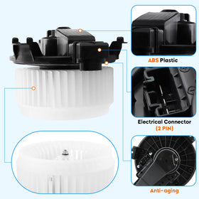 Youxmoto close-up of fan cage illustrating balanced blades and airflow benefit