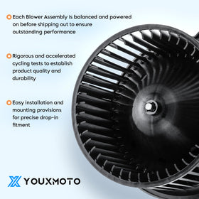Youxmoto motor electrical connector close-up showing copper-core socket reliability