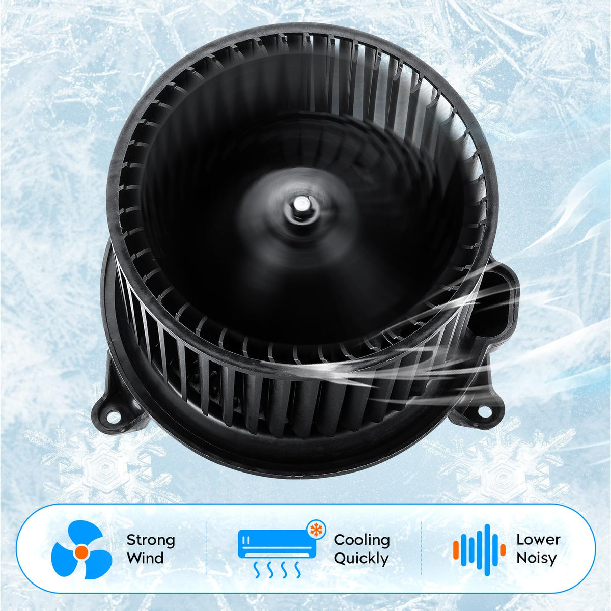 Youxmoto blower motor installed in HVAC housing restoring cabin airflow