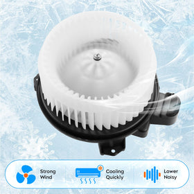 Youxmoto blower beside ruler showing scale for accurate sizing verification