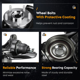 Youxmoto close-up of wheel bearing detail highlighting precise machining and quieter operation