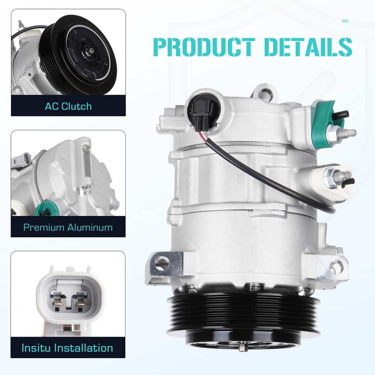 Youxmoto clutch close-up highlighting reliable engagement for restored AC function