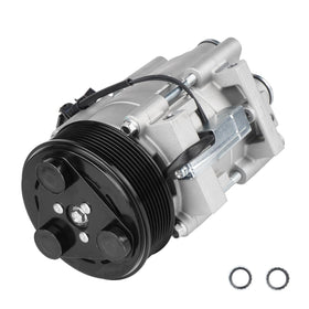 Youxmoto compressor front view showing mounting points and connectors for quick fit