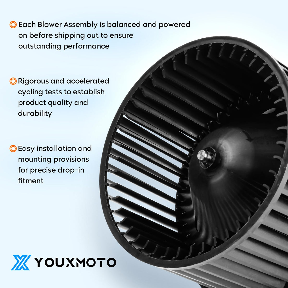 Youxmoto connector and pin layout showing compatible plug and easy installation