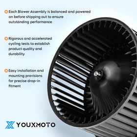 Youxmoto connector and pin layout showing compatible plug and easy installation