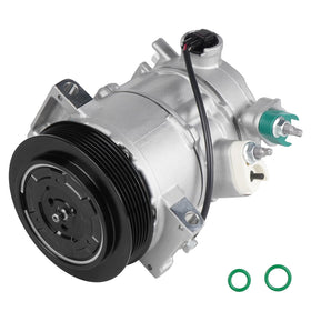 Youxmoto front compressor view showing mounting points and benefit of direct-fit replacement