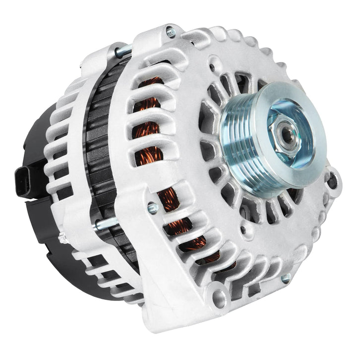 Youxmoto alternator front view showing mounting points and durable housing for reliable fit
