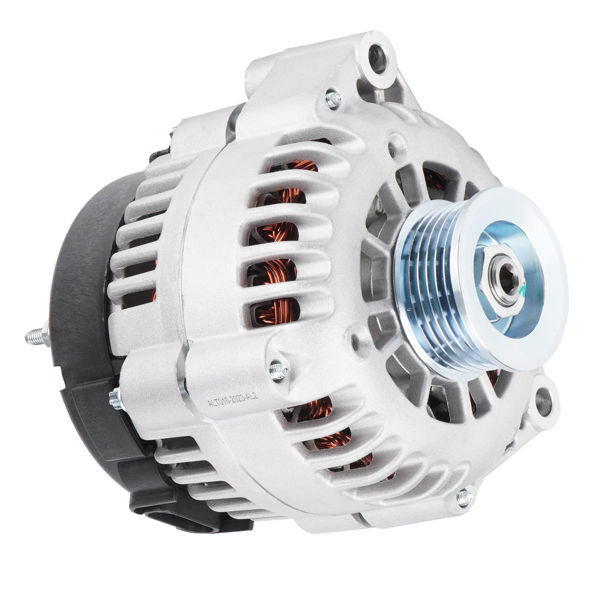 Youxmoto alternator front view showing casing and terminals, reliable swap-in replacement