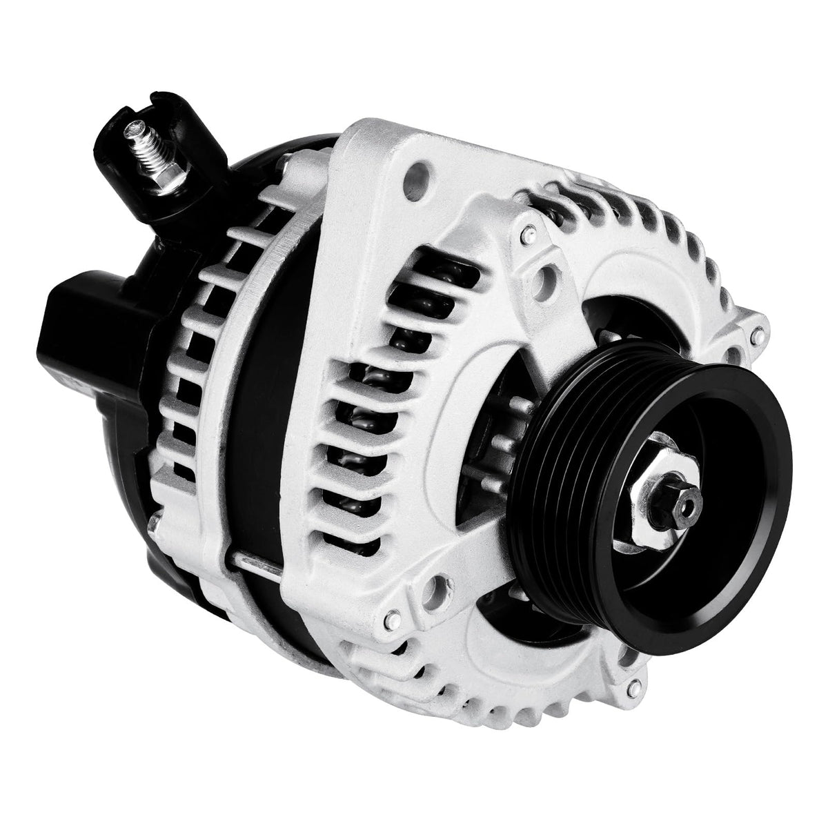 Youxmoto alternator front view showing mounting points and robust build benefit reliability