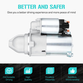 youxmoto starter installed under hood demonstrating direct-fit replacement benefit