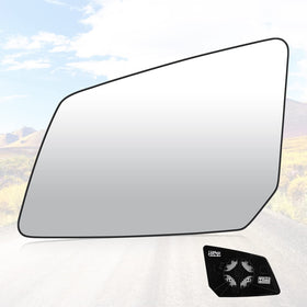 Youxmoto left mirror front view showing clear reflective surface benefit