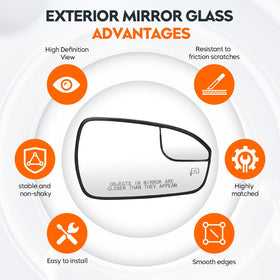 Youxmoto reflective convex surface showing wider field of view for safer lane changes benefit