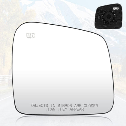 Youxmoto passenger right mirror front view showing clear reflective surface and improved visibility