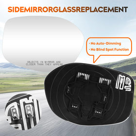 Youxmoto mirror beside ruler for size and scale clarity advantage