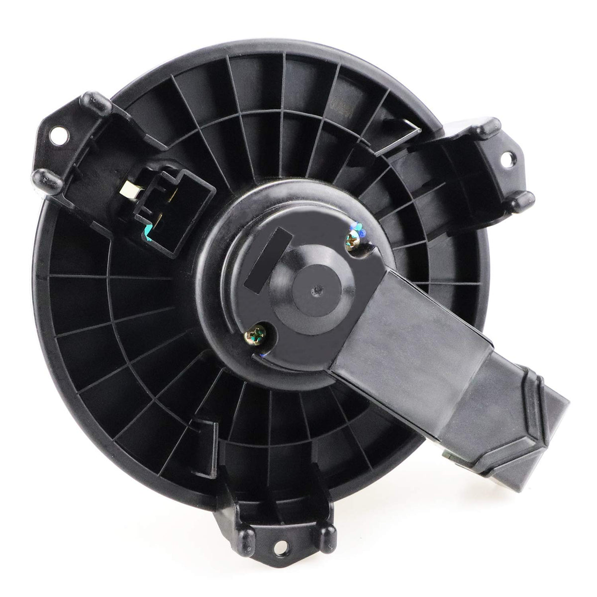 Youxmoto blower motor next to ruler showing compact, correct scale