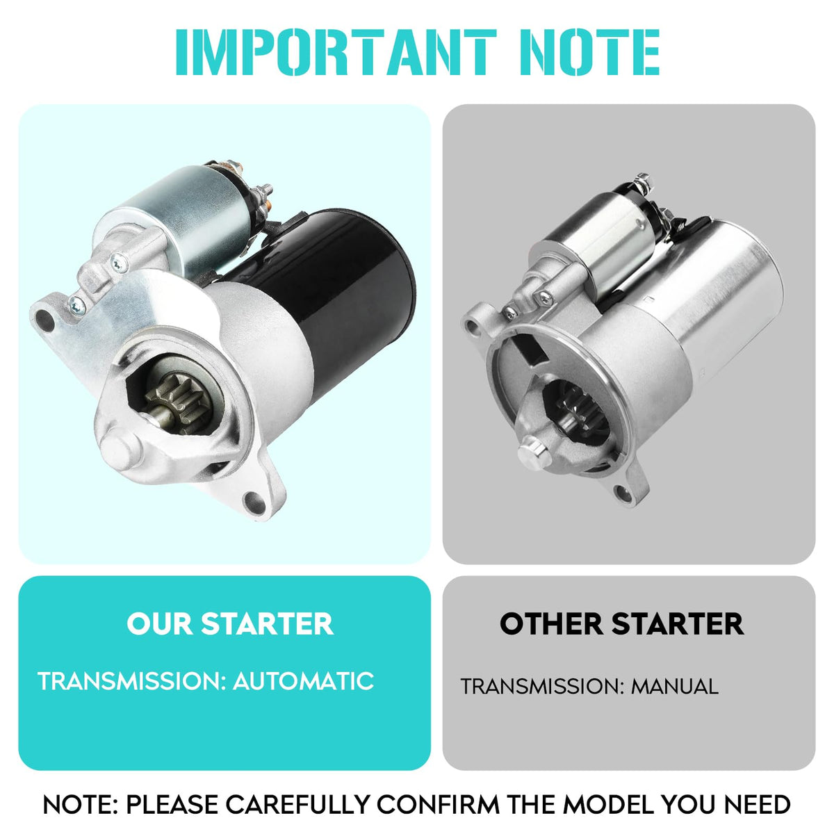 Youxmoto starter drive gear close-up highlighting wear-resistant teeth