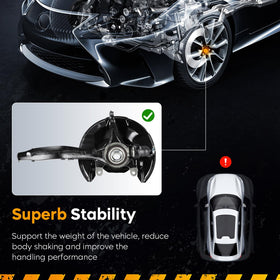 Youxmoto wheel stud and hub face showing secure wheel fastening benefit