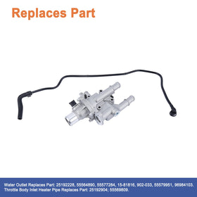 YOUYIEN throttle body inlet heater pipe detail highlighting durable aluminum construction for reliability