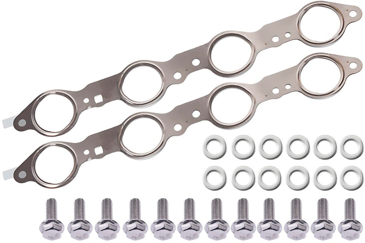YOVOBS front view of gasket kit showing correct OE fit for LS engines