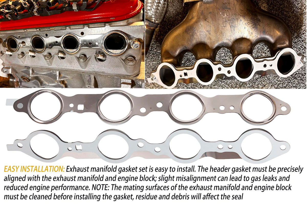 YOVOBS gasket and bolt next to ruler showing accurate OEM dimensions