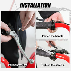 YOXUFA brake cable with 105 mm shoes displayed to restore drum braking
