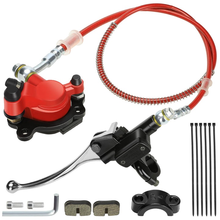 YOXUFA brake kit front assembly showing compact design and improved stopping