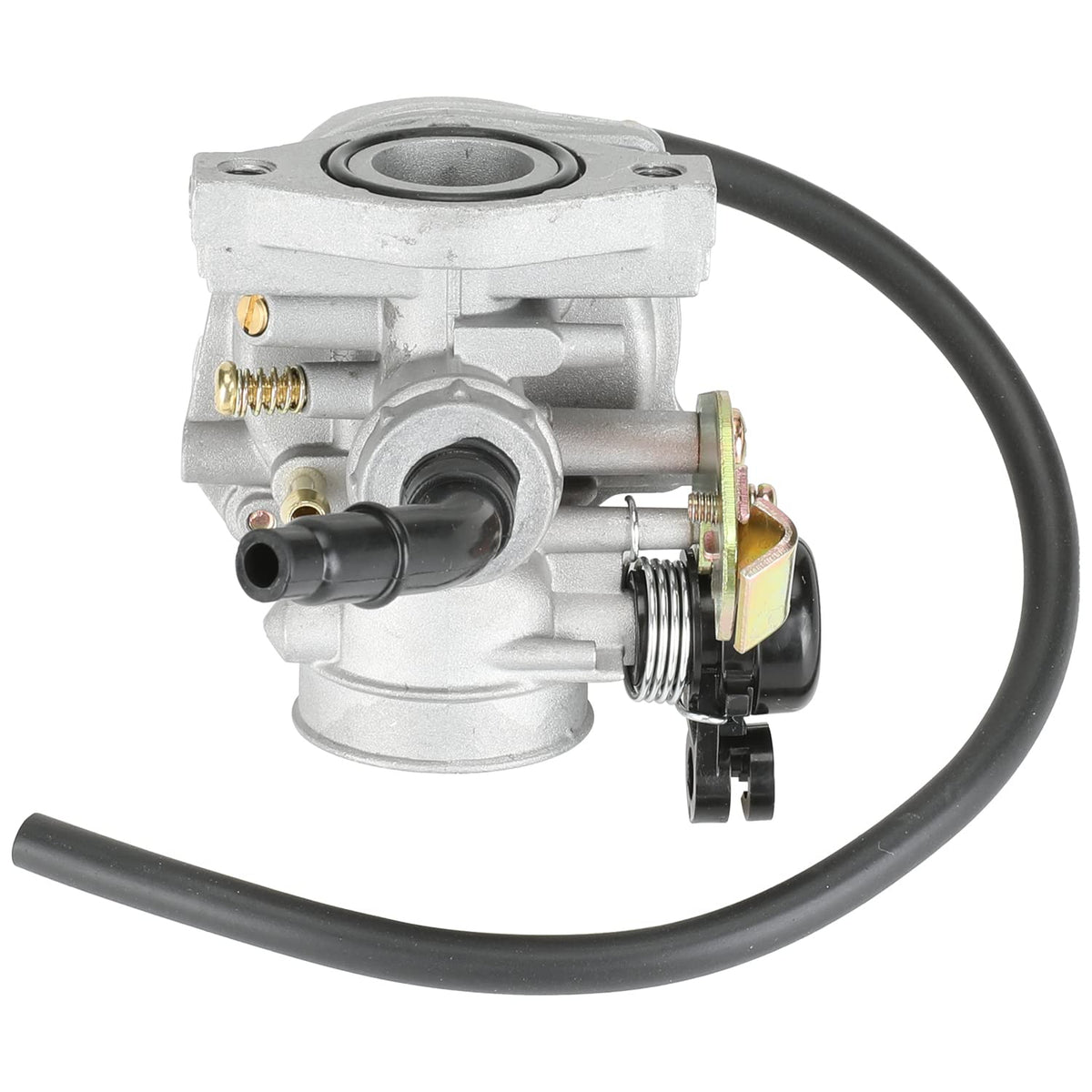 YOXUFA carburetor next to ruler illustrating 19mm bore and accurate fit verification
